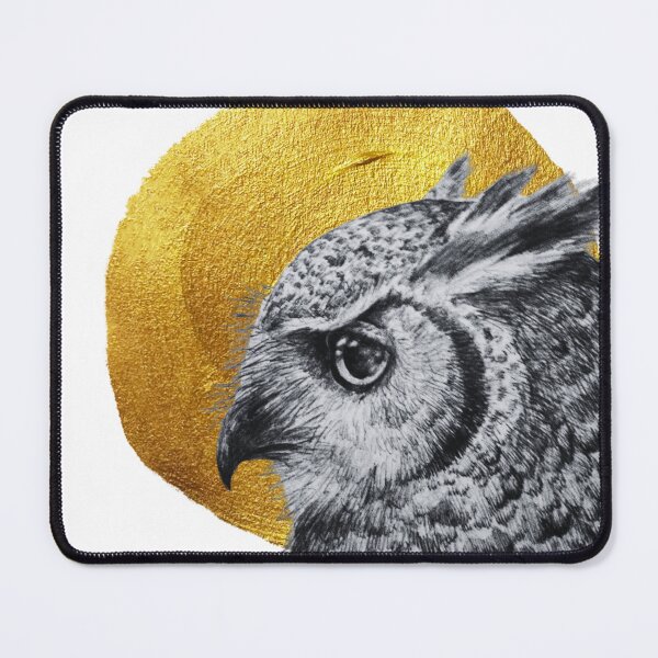 Item preview, Owl with golden moon designed and sold by Sternentor Atelier.
