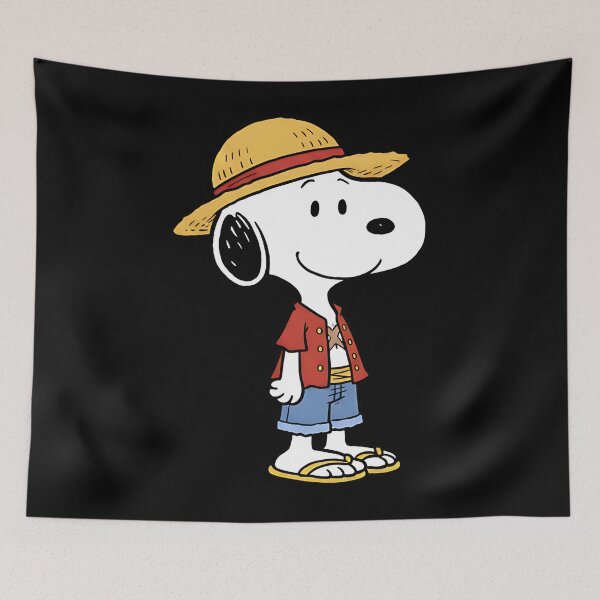Item preview, Snoopy as Luffy designed and sold by yresa.