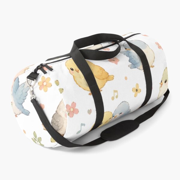 Item preview, Cute Kawaii Pastel Bird Floral Seamless Pattern designed and sold by Seculinator.