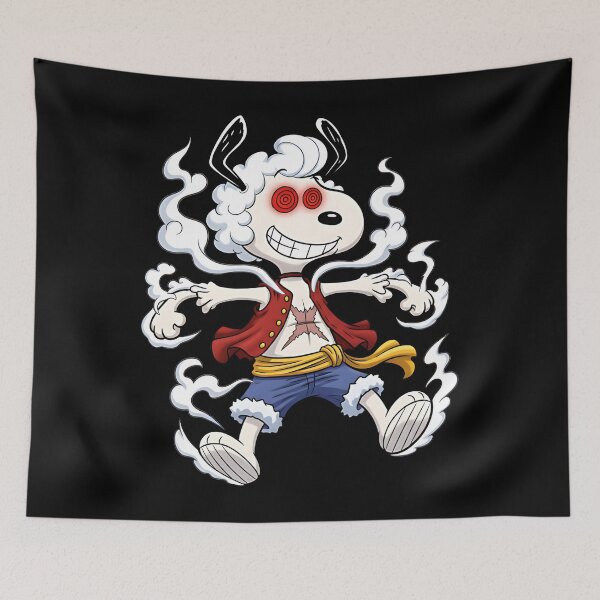 Item preview, Snoopy as Luffy Gear 5  designed and sold by yresa.