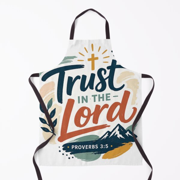 Item preview, Trust In The Lord Proverbs 3 5 Christian Sticker designed and sold by Omanut Studio — By Ashwin..