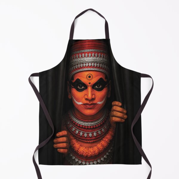 Item preview, Traditional Kathakali Performer Portrait Art designed and sold by myJPEG.