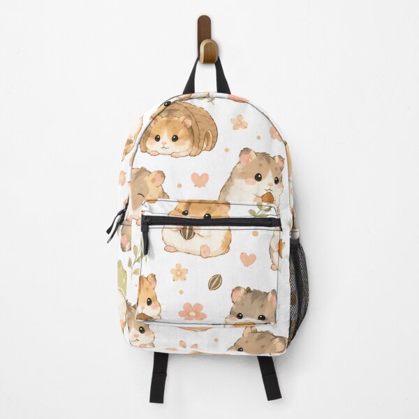 Item preview, Cute Kawaii Hamster in Teacup Seamless Pattern designed and sold by Seculinator.