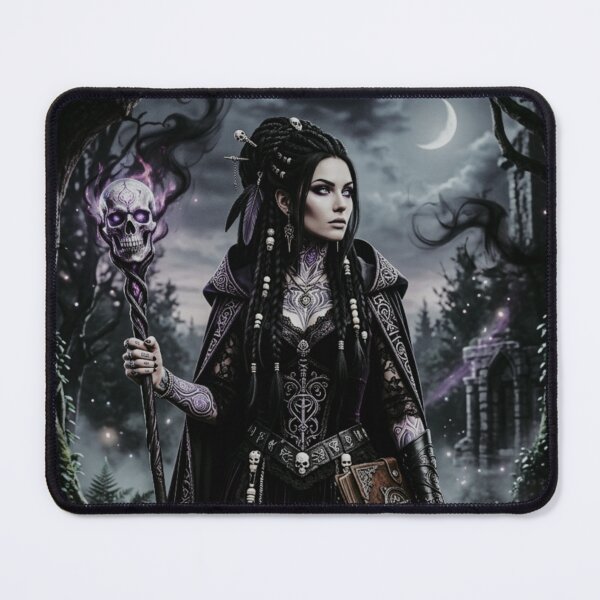 Item preview, Dark Gothic Witch in Enchanted Night Forest designed and sold by Kloshfresh.