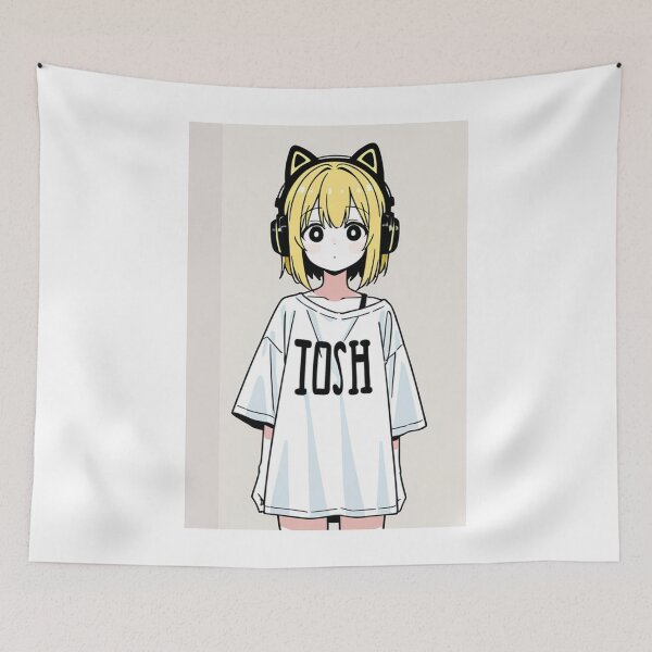 Item preview, Fashion - listening woman headset designed and sold by AnimeShin.