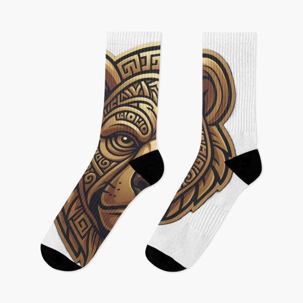 Item preview, Mayan Bear Face designed and sold by Kirrindy Designs.