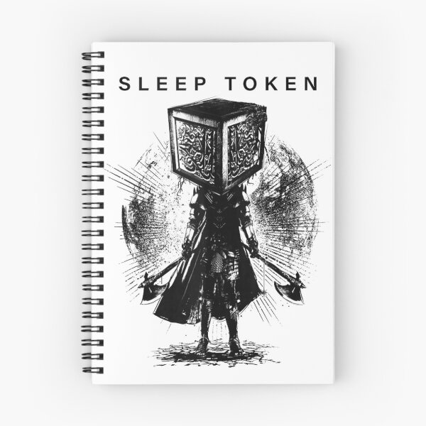 Item preview, Sleep Token Axe Samurai Mask Cult Worship Metal Band Art designed and sold by JiscoRomanela.