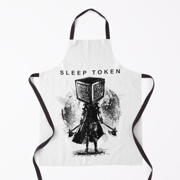Item preview, Sleep Token Axe Samurai Mask Cult Worship Metal Band Art designed and sold by JiscoRomanela.