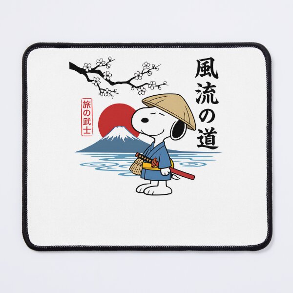 Item preview, Samurai Snoopy Japan Style – Mount Fuji Sakura Japanese Warrior designed and sold by yresa.