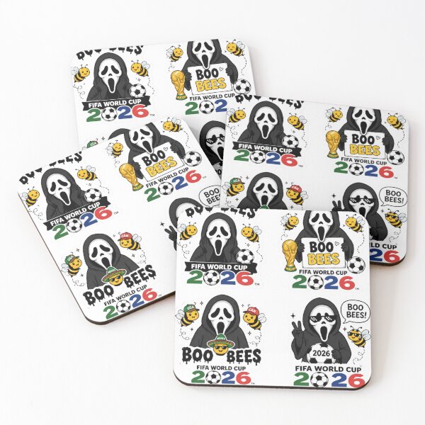 Item preview, Ghostface Meets World Cup 2026! ⚽? Custom "Boo Bees" & Soccer Horror Stickers ! Ghostface Scream Horror Sticker Pack - FIFA World Cup 2026 & Funny Boo Bees Edition designed and sold by Ulikedigital14.