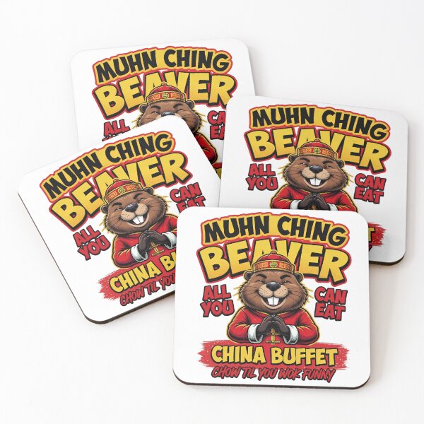 Item preview, Muhn Ching Beaver China Buffet Pun designed and sold by TshirtsOnline-.