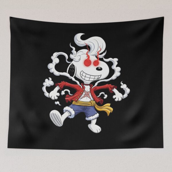 Item preview, Snoopy as Luffy Gear 5 designed and sold by yresa.