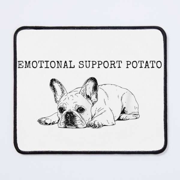Item preview, Emotional Support Potato Cute French Bulldog Puppy Puppy Lying Down Sketch designed and sold by PhocoNibict.