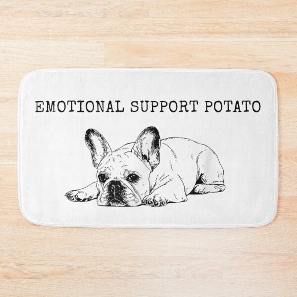 Item preview, Emotional Support Potato Cute French Bulldog Puppy Puppy Lying Down Sketch designed and sold by PhocoNibict.