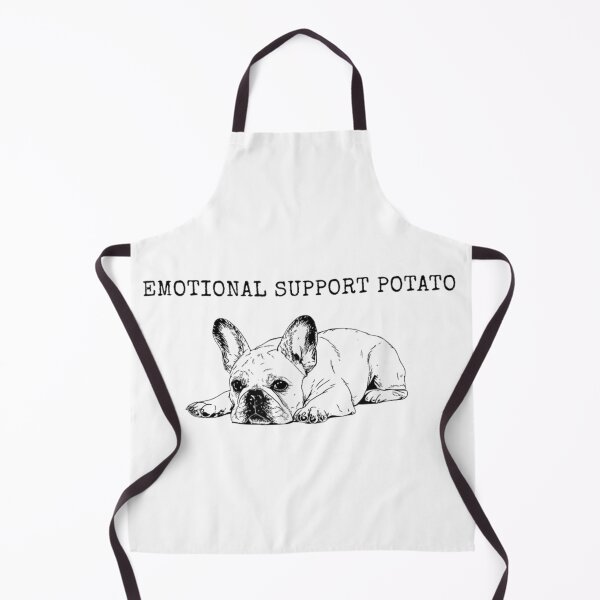 Item preview, Emotional Support Potato Cute French Bulldog Puppy Puppy Lying Down Sketch designed and sold by PhocoNibict.