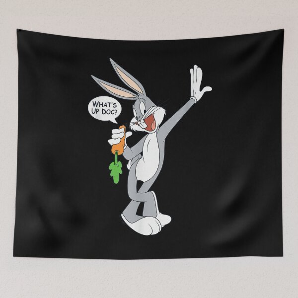 Item preview, Vintage Looney Tunes Bugs Bunny Eating Carrot Whats Up Doc Cartoon designed and sold by JiscoRomanela.
