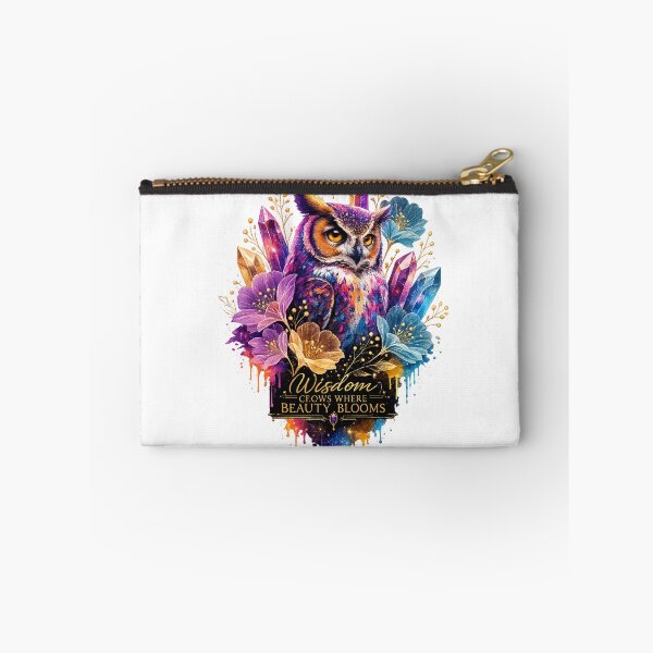 Item preview, Colorful Owl Crystal Flowers  designed and sold by DesignByKhayal.