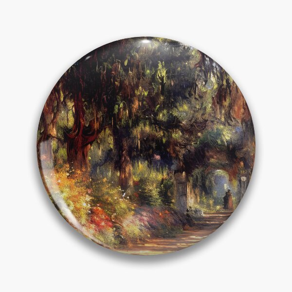 Item preview, Path at Giverny: Impression of Blossoming Gardens, Shimmering Light (2) designed and sold by artdesignsnow.