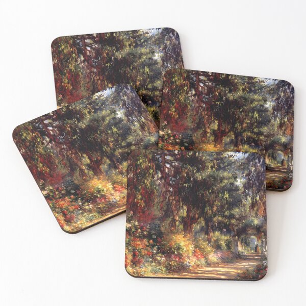 Item preview, Path at Giverny: Impression of Blossoming Gardens, Shimmering Light (2) designed and sold by artdesignsnow.
