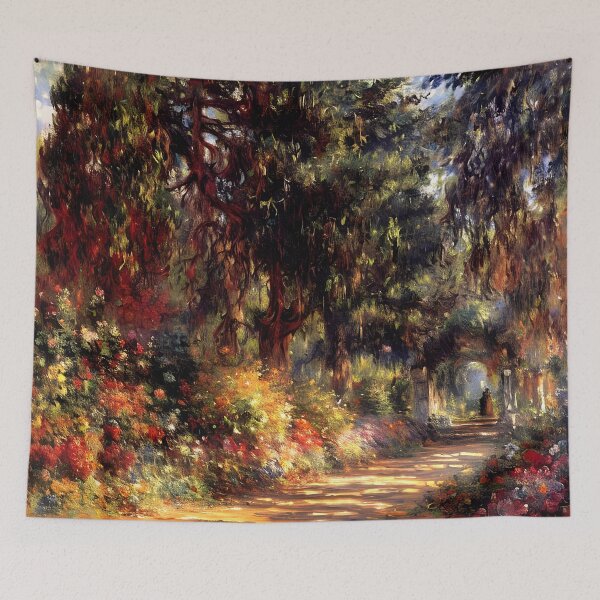 Item preview, Path at Giverny: Impression of Blossoming Gardens, Shimmering Light (2) designed and sold by artdesignsnow.
