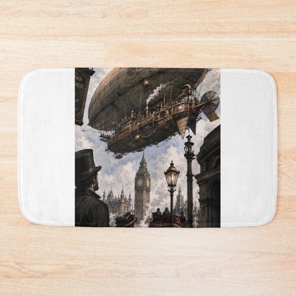 Item preview, Airship over London designed and sold by Island Art Studios.