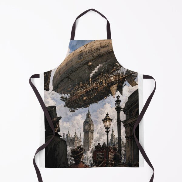 Item preview, Airship over London designed and sold by Island Art Studios.
