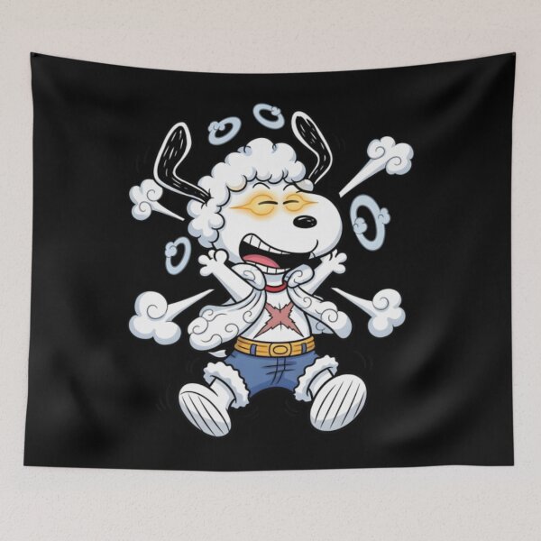 Item preview, Snoopy as Luffy Gear 5  designed and sold by yresa.