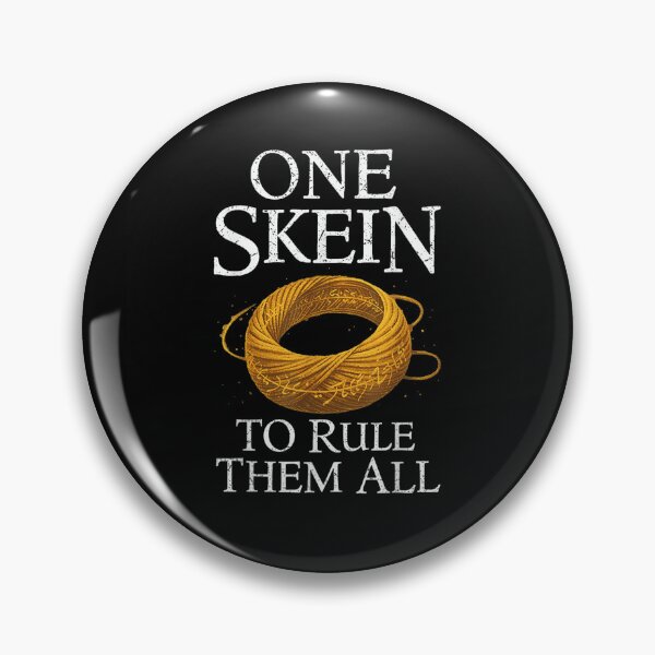 Item preview, One Skein To Rule Them All Funny Crochet Knitting Yarn Lover Rings designed and sold by PhocoNibict.