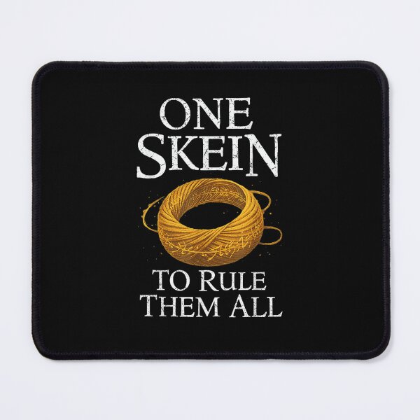 Item preview, One Skein To Rule Them All Funny Crochet Knitting Yarn Lover Rings designed and sold by PhocoNibict.