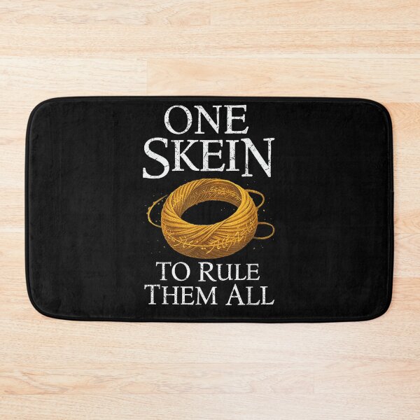 Item preview, One Skein To Rule Them All Funny Crochet Knitting Yarn Lover Rings designed and sold by PhocoNibict.