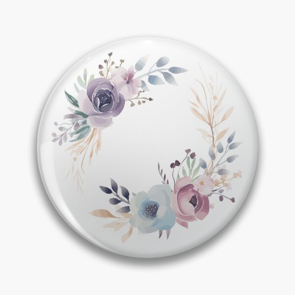 Item preview, Floral Crescent Wreath designed and sold by jrburger.