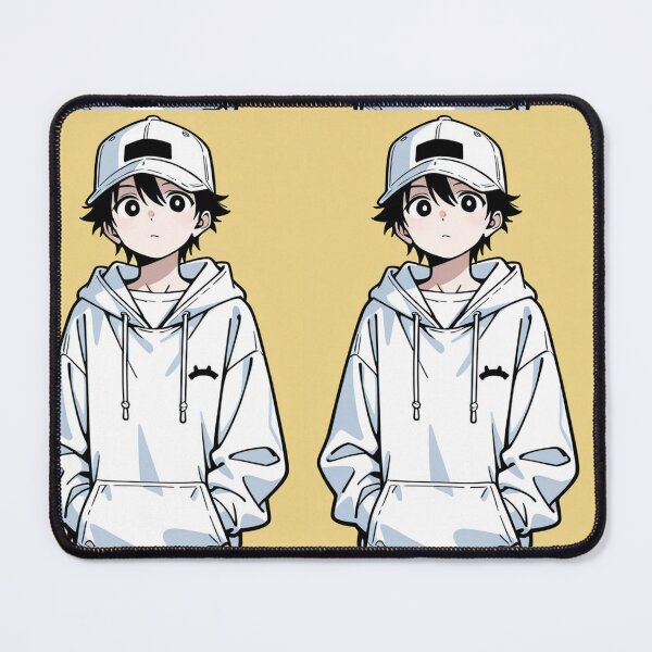 Item preview, Fashion - look man white hoodie designed and sold by AnimeShin.