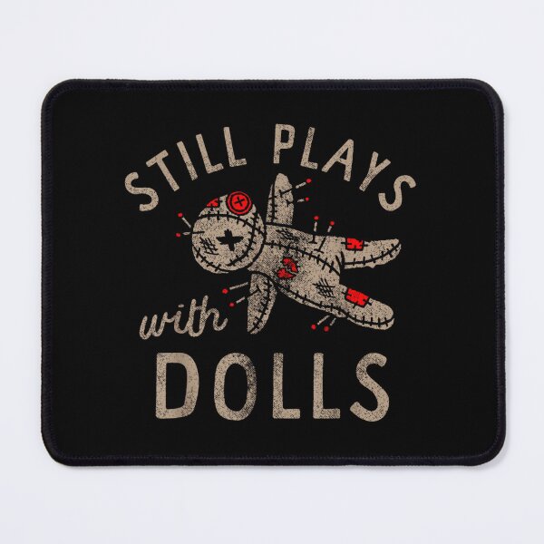 Item preview, Still Plays With Dolls Funny Voodoo Doll Horror Goth Pastel Gothic designed and sold by RuperDelois.
