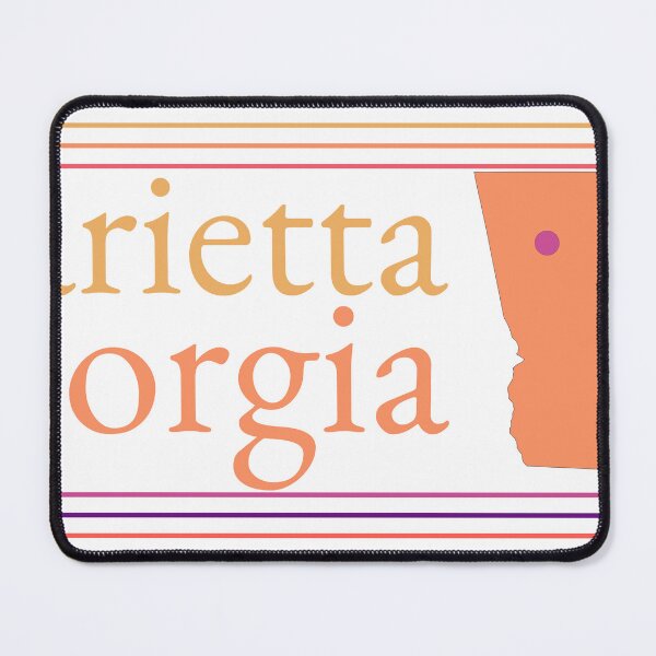 Item preview, Marietta Georgia City Marked On Map designed and sold by TheIconSmith.