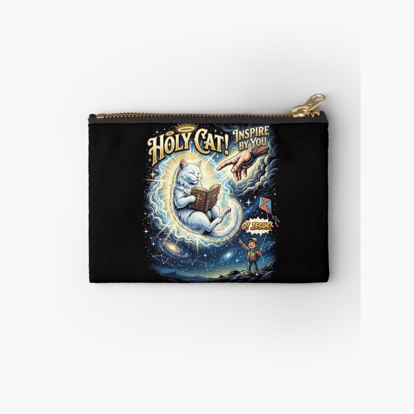 Item preview, Holy Cat Ascension Funny Divine Meme Aesthetic Streetwear Graphic designed and sold by InspireByYou™.
