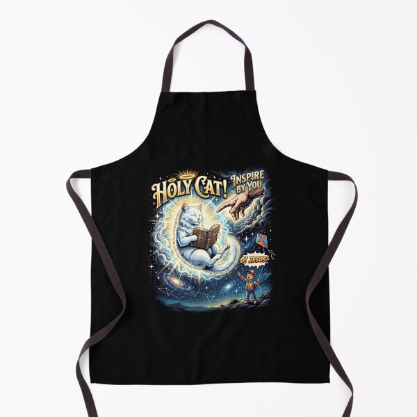 Item preview, Holy Cat Ascension Funny Divine Meme Aesthetic Streetwear Graphic designed and sold by InspireByYou™.