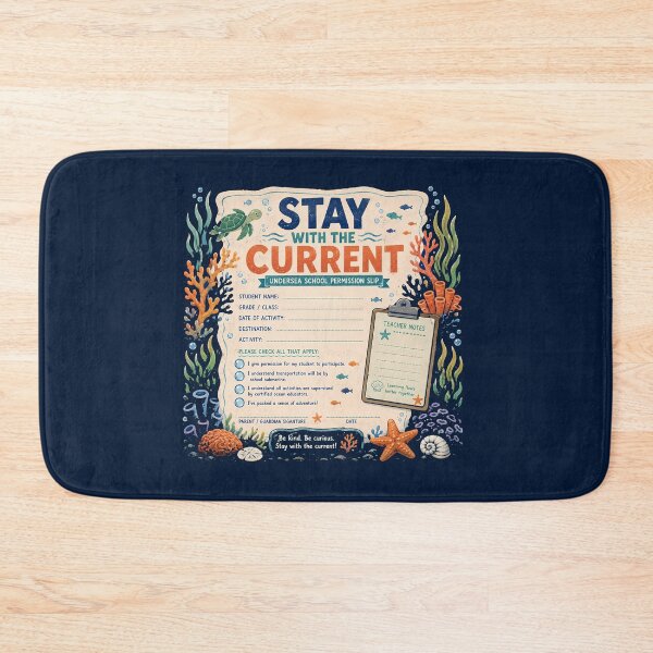 Item preview, Reef School Permission Slip designed and sold by agearb.