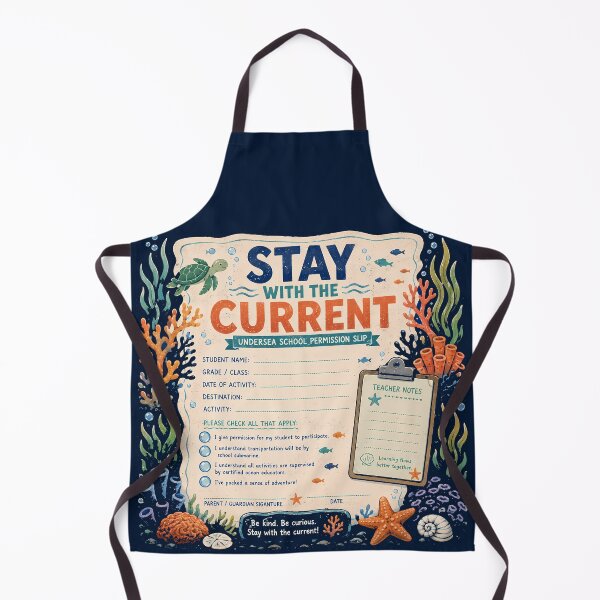 Item preview, Reef School Permission Slip designed and sold by agearb.