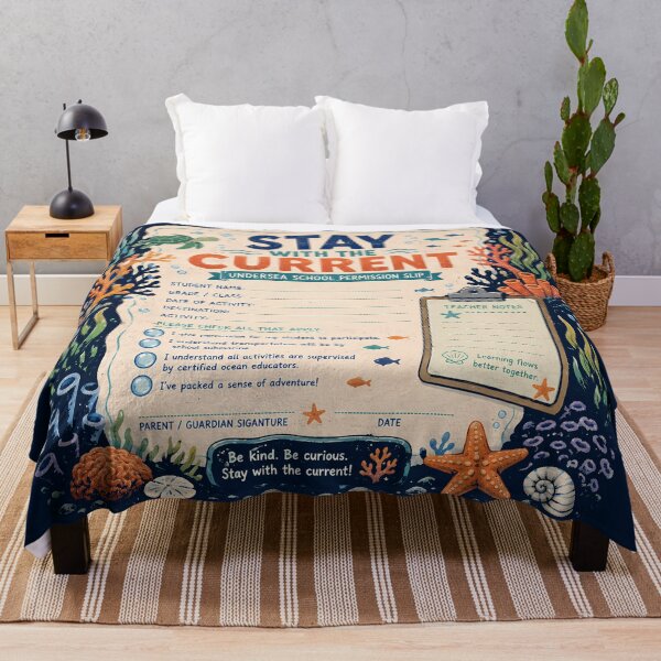 Item preview, Reef School Permission Slip designed and sold by agearb.