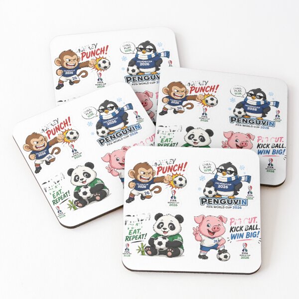 Item preview, Meet the Cutest World Cup Squad! ⚽???????? ! 2026 FIFA World Cup Inspired Cute Animal Characters | Penguvin, Soccer Pig & More! designed and sold by Ulikedigital14.