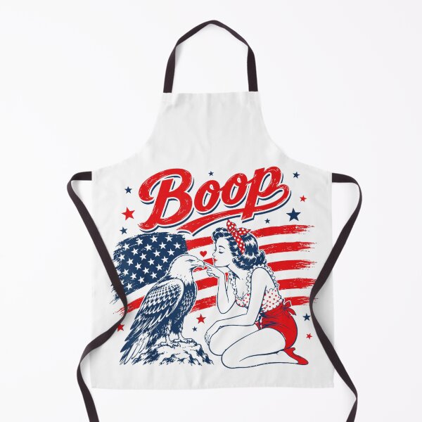 Item preview, Boop American Flag Eagle Pinup Girl Patriotic Vintage Retro Fourth Of July designed and sold by RuperDelois.