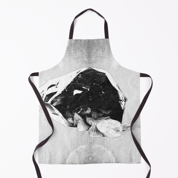 Item preview, Open Bag Ridged Potato Chips Dark Snack Food Art designed and sold by Ghoul Enterprises.