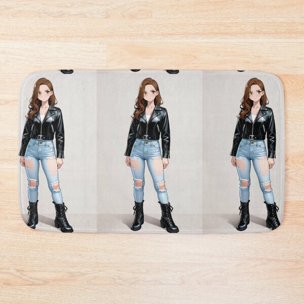 Item preview, Fashion - look redhead woman leather designed and sold by AnimeShin.
