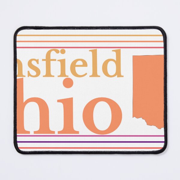 Item preview, Mansfield Ohio City Marked On Map designed and sold by TheIconSmith.