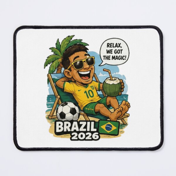 Item preview, Brazil 2026 Soccer Fan Sticker designed and sold by syndia2209.