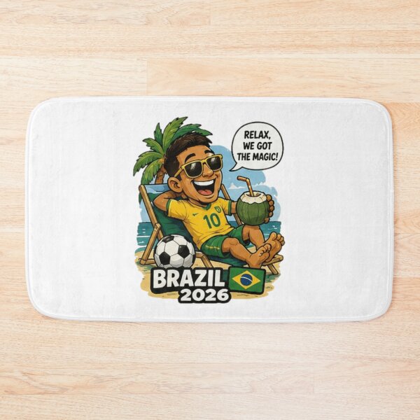 Item preview, Brazil 2026 Soccer Fan Sticker designed and sold by syndia2209.
