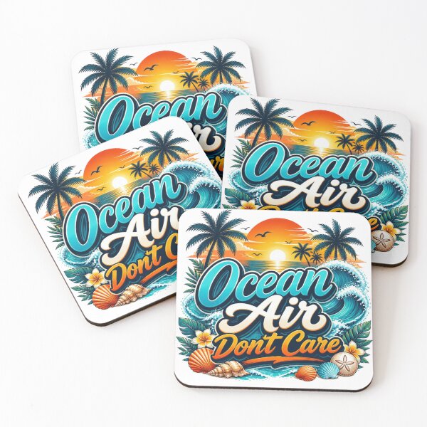 Item preview, Ocean Air Don’t Care – Coastal Sunset Vibes designed and sold by ABLAT-CREATIONS.