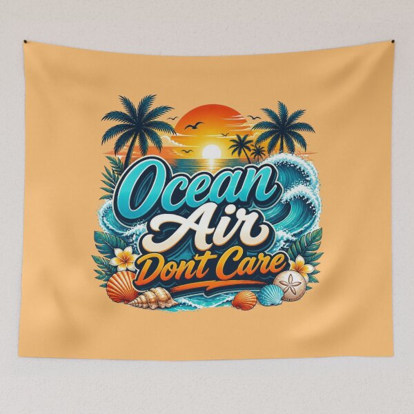 Item preview, Ocean Air Don’t Care – Coastal Sunset Vibes designed and sold by ABLAT_CREATIONS.