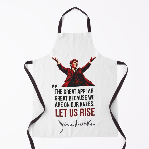 Item preview, Jim Larkin - The Great Appear Great Because We Are On Our Knees designed and sold by Red-Star-Coop.