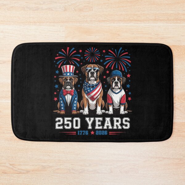 Item preview, Patriotic Boxer Dogs USA 250th Anniversary 1776 To 2026 4th July Celebration designed and sold by LakenDraphil.